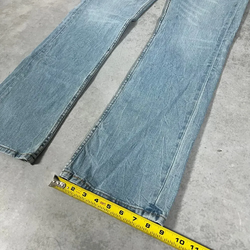Levis 527 Bootcut Light Wash Jeans Men's Denim Blue Size 34x34